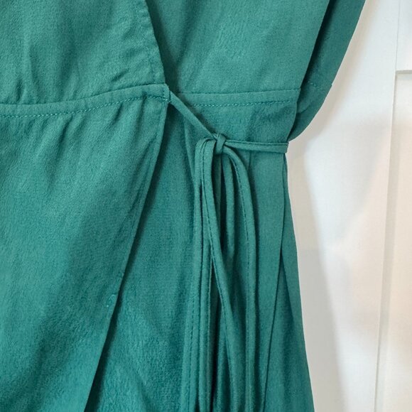 Reformation Green Wrap Dress – Size L – Excellent Condition - Picture 5 of 6
